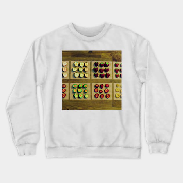 the size chart vegetable Crewneck Sweatshirt by tearbytea